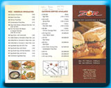 MENUS, BROCHURES